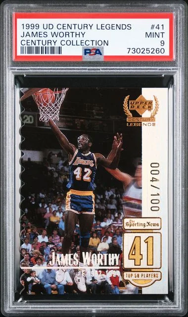 1999-00 Upper Deck James Worthy Century Legends Century Collection #41 card image
