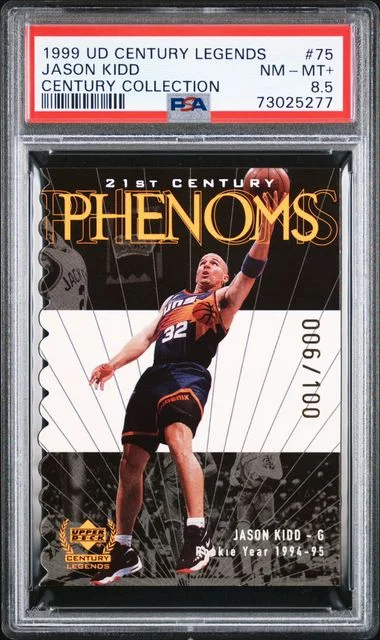 1999-00 Upper Deck Jason Kidd Century Legends Century Collection #75 card image