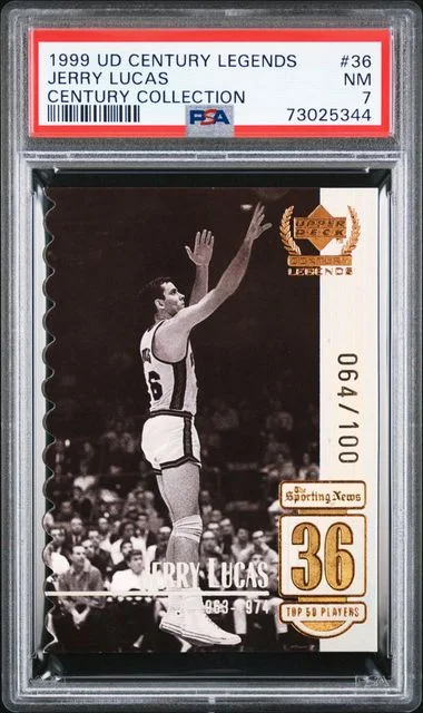 1999-00 Upper Deck Jerry Lucas Century Legends Century Collection #36 card image