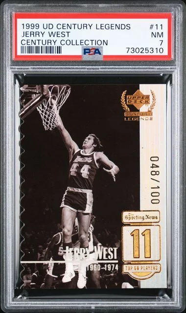 1999-00 Upper Deck Jerry West Century Legends Century Collection #11 card image