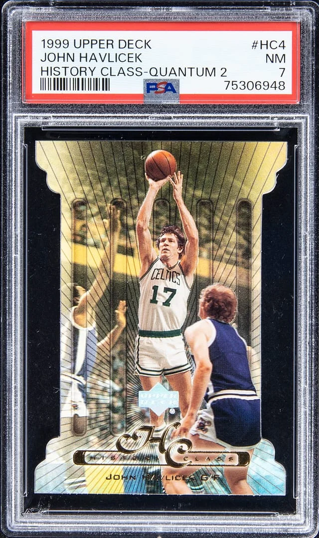1999-00 Upper Deck John Havlicek History Class Quantum 2 #HC4 card image
