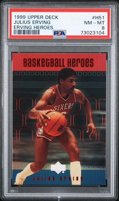 1999-00 Upper Deck Julius Erving Erving Heroes #H51 card image