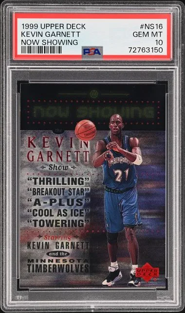 1999-00 Upper Deck Kevin Garnett Now Showing #NS16 card image