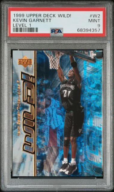 1999-00 Upper Deck Kevin Garnett Wild! Level 1 #W2 card image