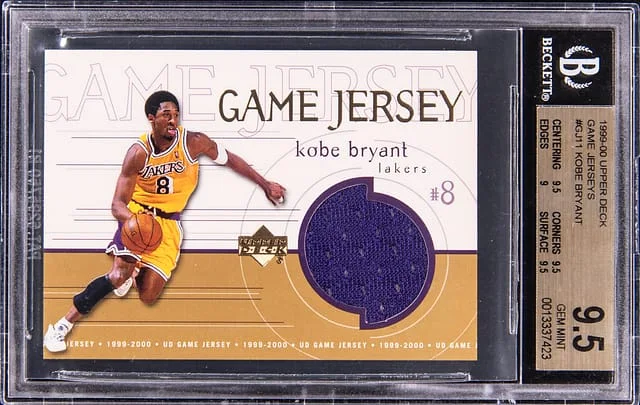 1999-00 Upper Deck Kobe Bryant Game-Used Game Jerseys #GJ11 card image