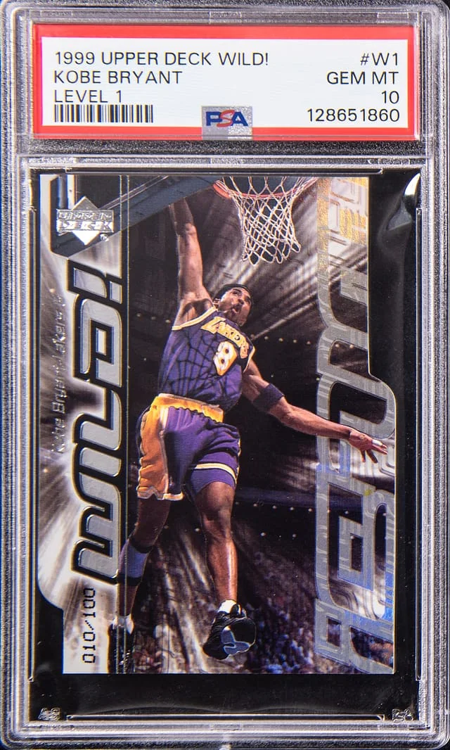 1999-00 Upper Deck Kobe Bryant Wild! Level 2 #W1 card image