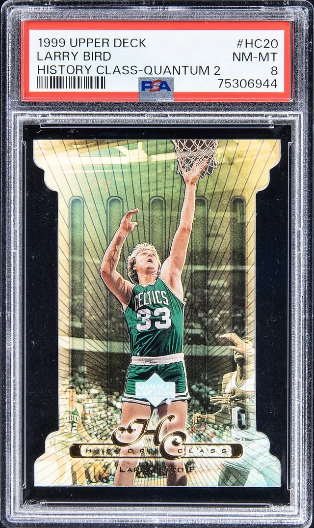 1999-00 Upper Deck Larry Bird History Class Quantum 2 #HC20 card image