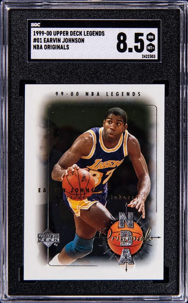 1999-00 Upper Deck Legends Magic Johnson NBA Originals #01 card image