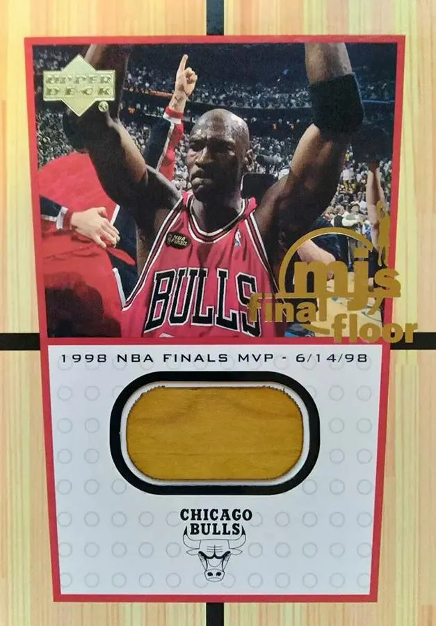 1999-00 Upper Deck Legends Michael Jordan M.J.'s Final Floor Blow-Up #FF11 card image