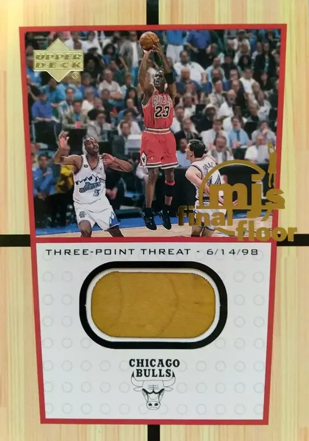 1999-00 Upper Deck Legends Michael Jordan M.J.'s Final Floor Blow-Up #FF4 card image