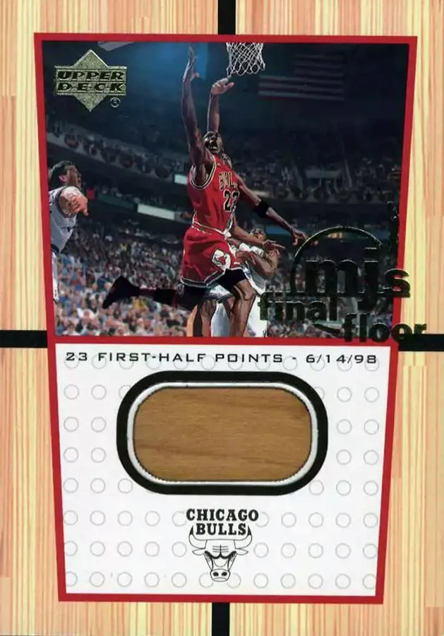 1999-00 Upper Deck Legends Michael Jordan M.J.'s Final Floor Blow-Up #FF5 card image