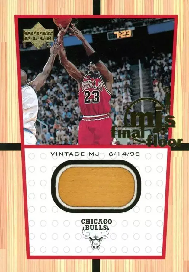 1999-00 Upper Deck Legends Michael Jordan M.J.'s Final Floor Blow-Up #FF6 card image
