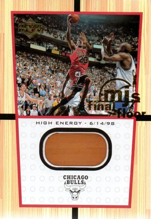 1999-00 Upper Deck Legends Michael Jordan M.J.'s Final Floor Blow-Up #FF7 card image