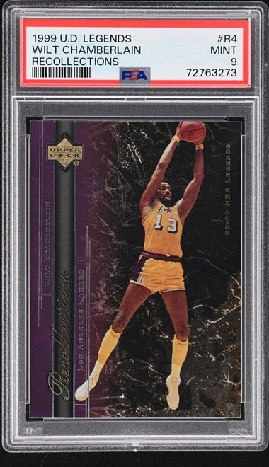 1999-00 Upper Deck Legends Wilt Chamberlain Recollections #R4 card image