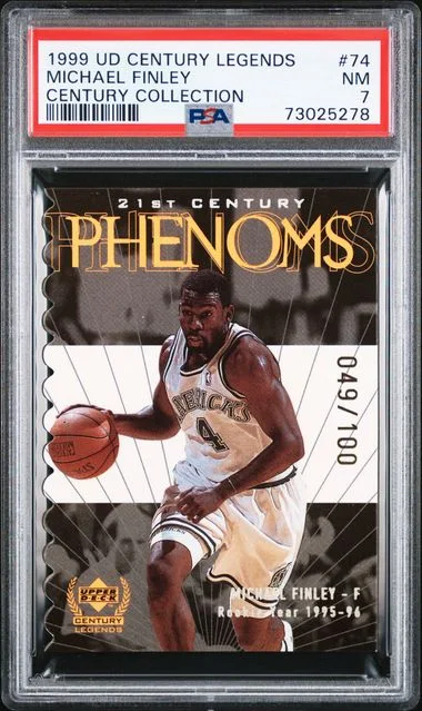 1999-00 Upper Deck Michael Finley Century Legends Century Collection #74 card image