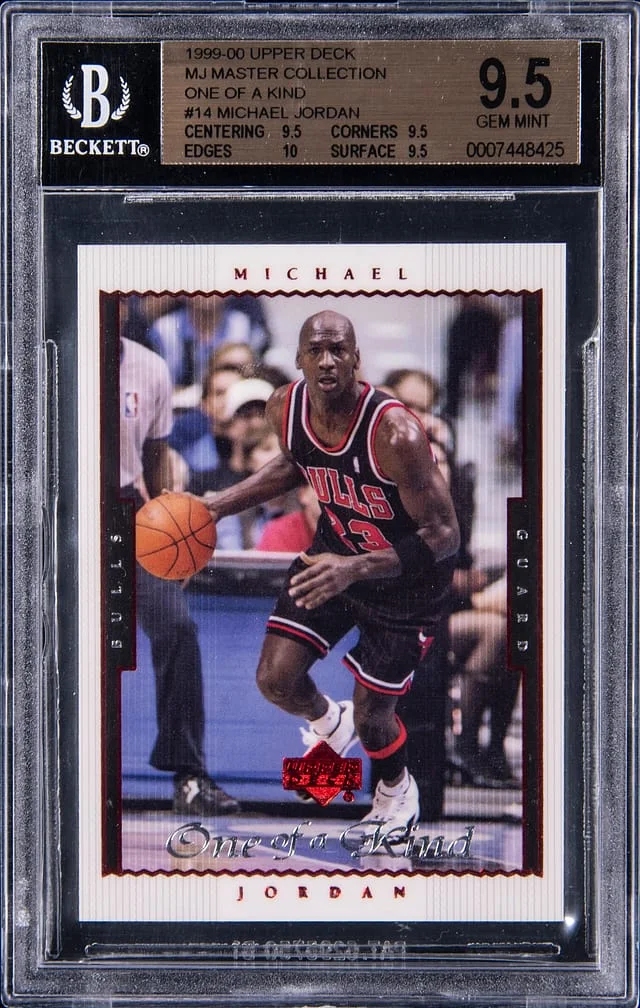 1999-00 Upper Deck Michael Jordan MJ Master Collection One of a Kind #14 card image