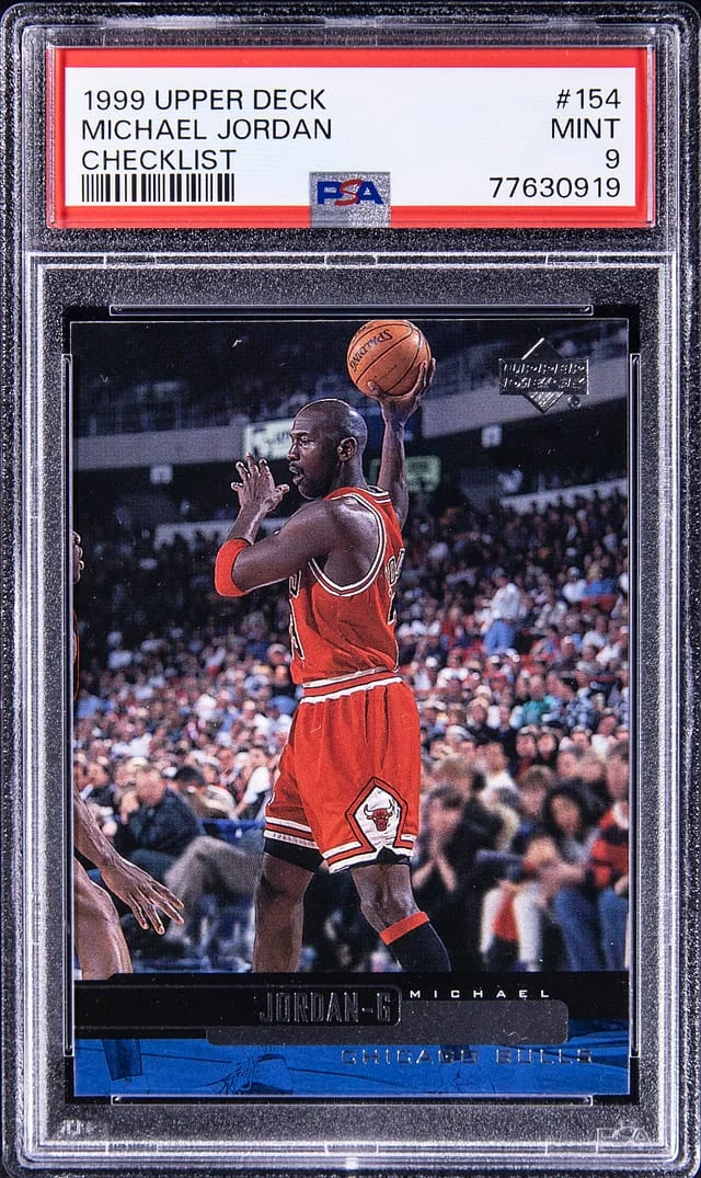 1999-00 Upper Deck Michael Jordan Checklist #154 card image