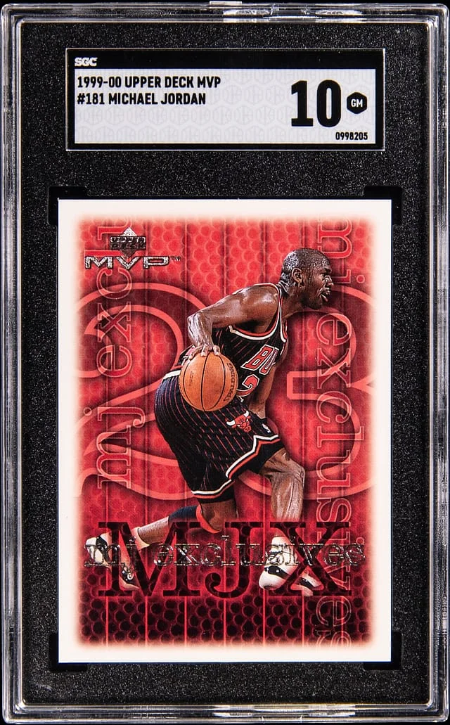 1999-00 Upper Deck Michael Jordan MVO #181 card image