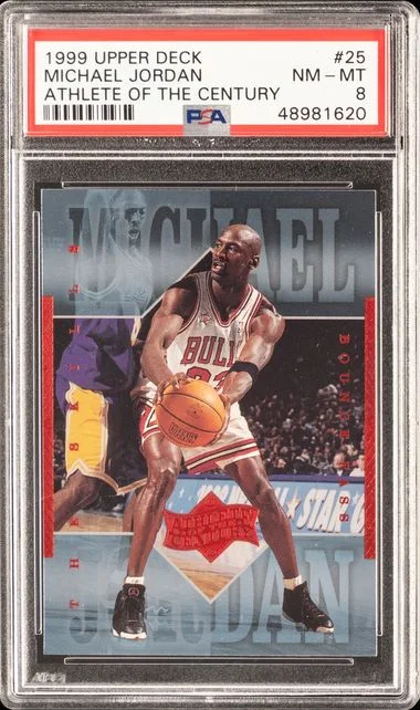 1999-00 Upper Deck Michael Jordan MJ Athlete Of The Century #25 card image