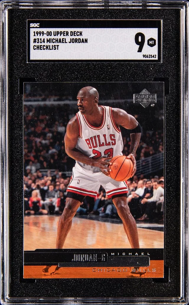 1999-00 Upper Deck Michael Jordan Checklist #314 card image