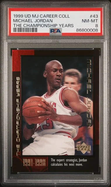 1999-00 Upper Deck Michael Jordan MJ Career Collection The Championship Years #43 card image