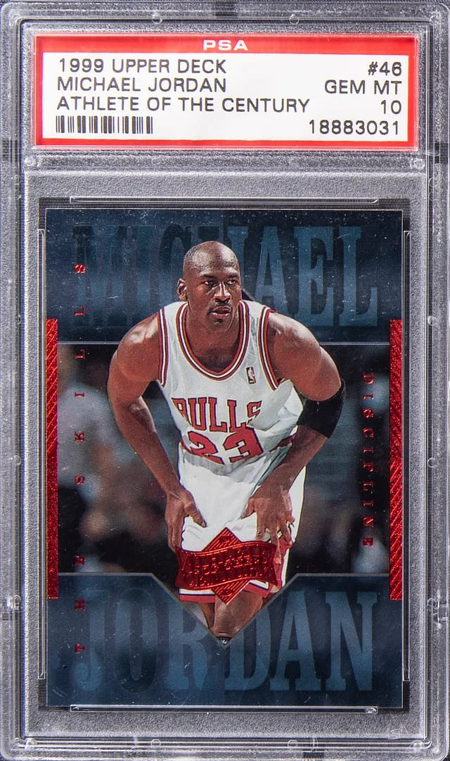 1999-00 Upper Deck Michael Jordan Athlete Of The Century #46 card image