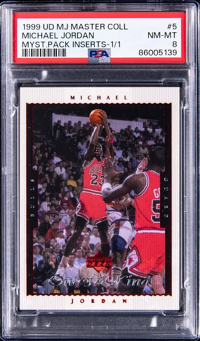 1999-00 Upper Deck Michael Jordan MJ Master Collection Mystery Pack Insert #5 card image