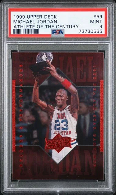 1999-00 Upper Deck Michael Jordan MJ Athlete Of The Century #59 card image