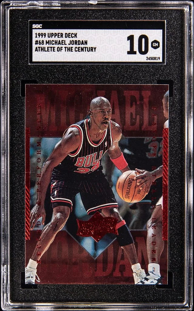 1999-00 Upper Deck Michael Jordan Athlete Of The Century #68 card image