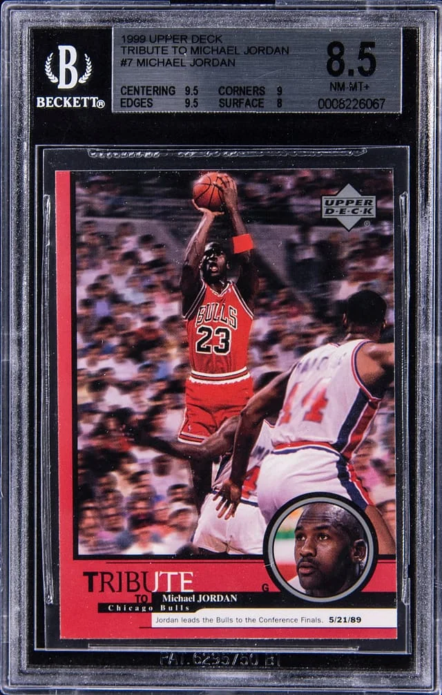 1999-00 Upper Deck Michael Jordan Tribute To #7 card image