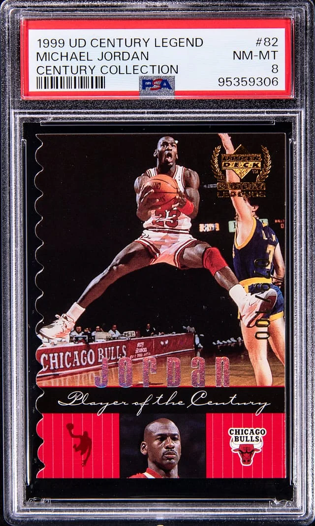 1999-00 Upper Deck Michael Jordan Century Legend Century Collection #82 card image