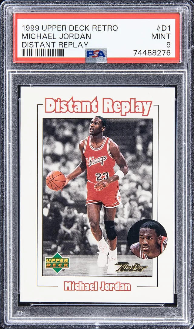 1999-00 Upper Deck Michael Jordan Retro Distant Replay #D1 card image