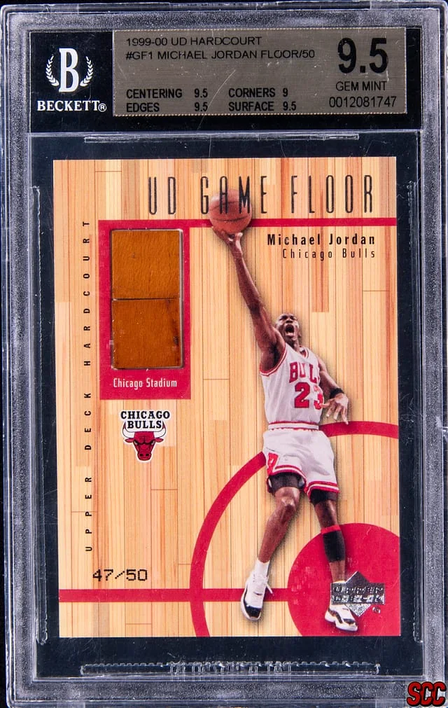 1999-00 Upper Deck Michael Jordan UD Hardcourt Game Floor #GF1 card image