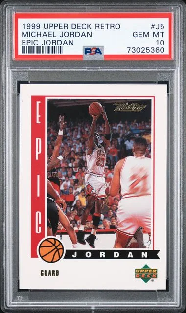 1999-00 Upper Deck Michael Jordan Retro Epic Jordan #J5 card image