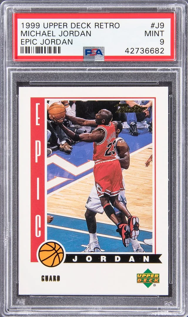 1999-00 Upper Deck Michael Jordan Retro Epic Jordan #J9 card image
