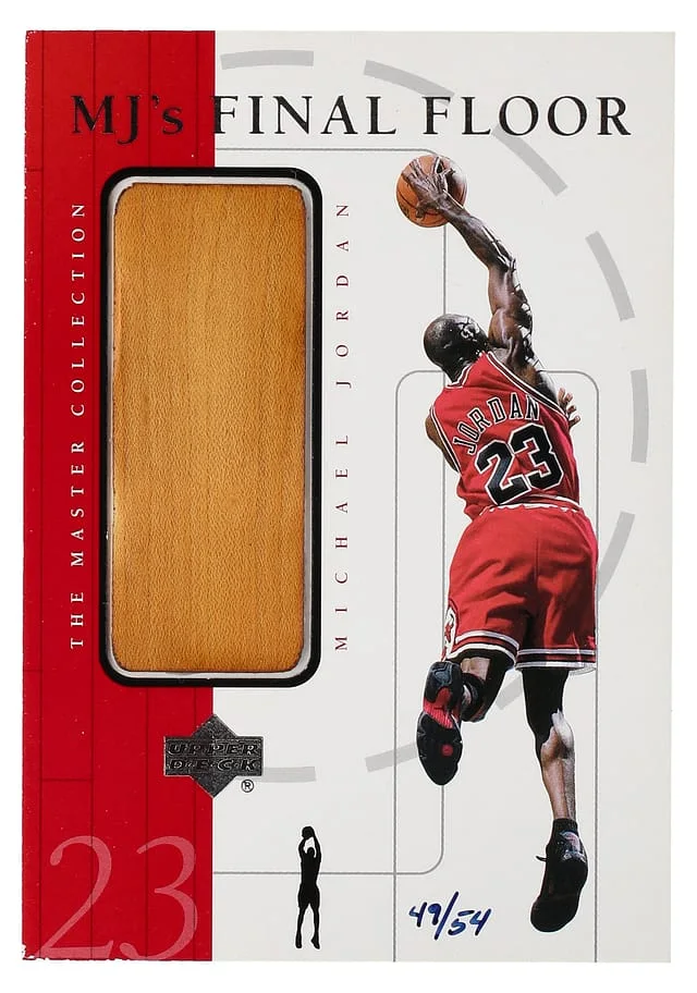 1999-00 Upper Deck Michael Jordan MJ Master Collection Mystery Pack Inserts 5x7 Floor #M1 card image