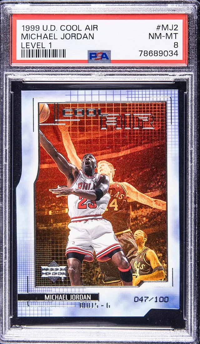 1999-00 Upper Deck Michael Jordan Cool Air Level 1 #M12 card image