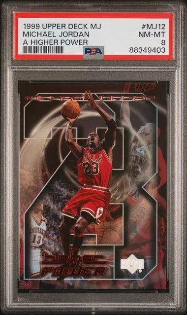 1999-00 Upper Deck Michael Jordan MJ A Higher Power #MJ12 card image