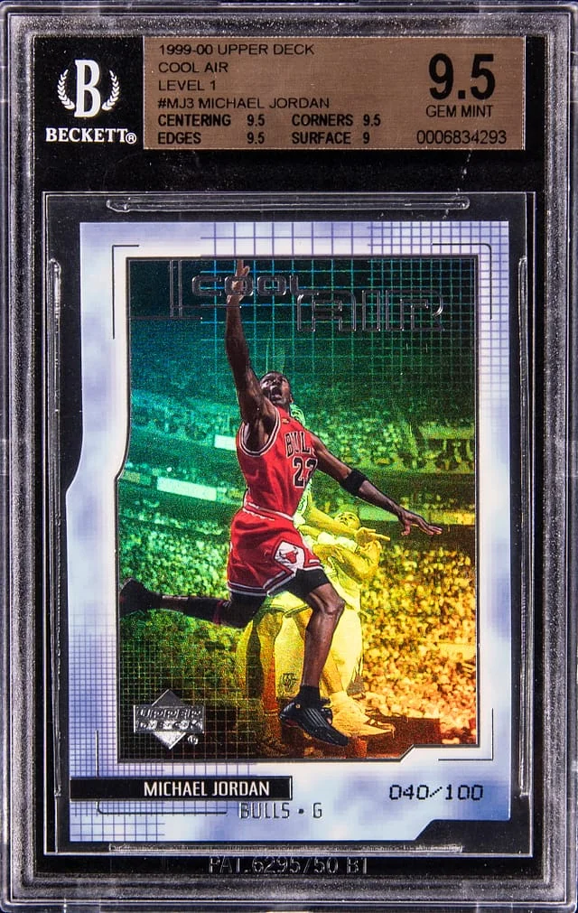 1999-00 Upper Deck Michael Jordan Cool Air Level 1 #MJ3 card image