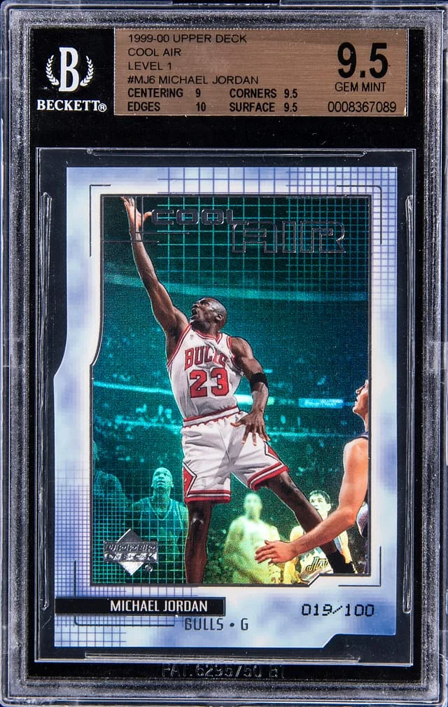 1999-00 Upper Deck Michael Jordan Cool Air Level 1 #MJ6 card image