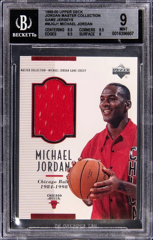 1999-00 Upper Deck Michael Jordan Jordan Master Collection Game Jerseys #MJGJ1 card image