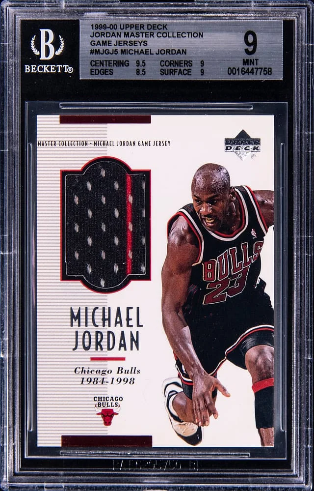 1999-00 Upper Deck Michael Jordan Jordan Master Collection Game Jerseys #MJGJ5 card image