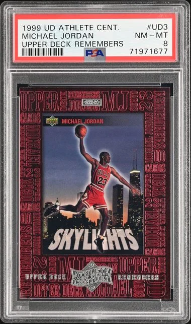 1999-00 Upper Deck Michael Jordan MJ Athlete Of The Century Upper Deck Remembers #UD3 card image