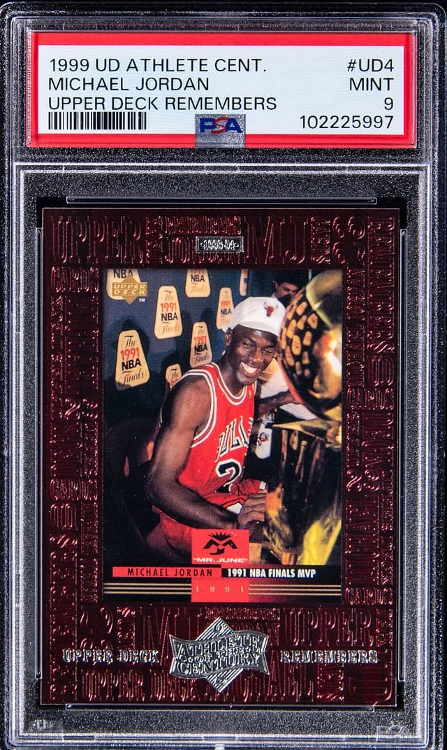 1999-00 Upper Deck Michael Jordan Athlete of The Century Upper Deck Remembers #UD4 card image