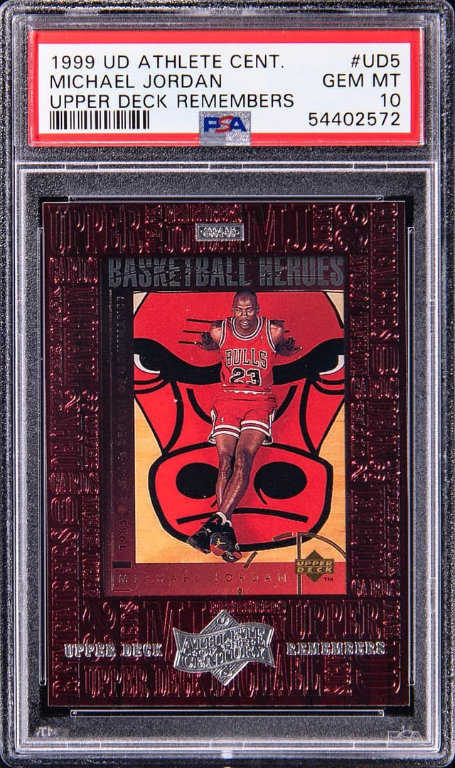 1999-00 Upper Deck Michael Jordan Athlete of The Century Upper Deck Remembers #UD5 card image