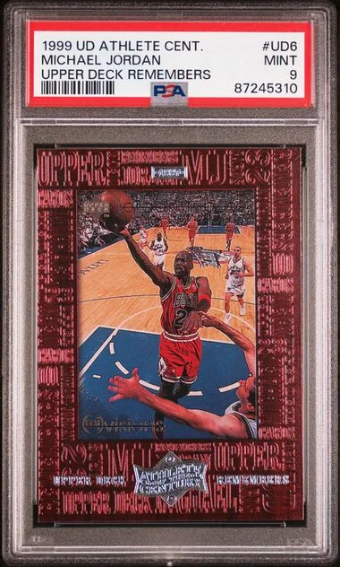 1999-00 Upper Deck Michael Jordan MJ Athlete Of The Century Upper Deck Remembers #UD6 card image