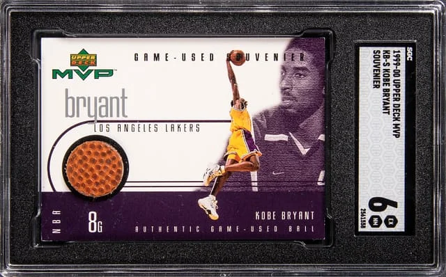1999-00 Upper Deck MVP Kobe Bryant Souvenir #KB-S card image