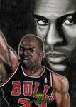 1999-00 Upper Deck MVP Michael Jordan Draw Your Own Trading Card Winner #W28 card image