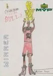 1999-00 Upper Deck MVP Michael Jordan Draw Your Own Trading Card Winner #W6 card image