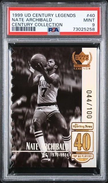 1999-00 Upper Deck Nate Archibald Century Legends Century Collection #40 card image